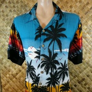 KENNINGTON LTD mens HAWAIIAN Shirt. XL